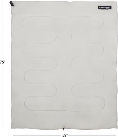 Sleeping Bag for Camping and Festivals by Wakeman Outdoors