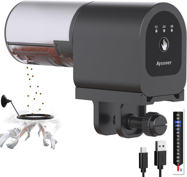 Automatic Fish Feeder for Aquarium, Vacation Food Dispenser