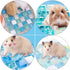 POPETPOP Rabbits Cooling Mat, Rabbit Cooling Pad: 2Pcs Hamster Cooling Mat for Summer Self Cooling for Rabbit, Bunny,