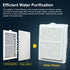 9-Piece Fish Tank Filter Cartridges Set, Filter Media for Aquariums