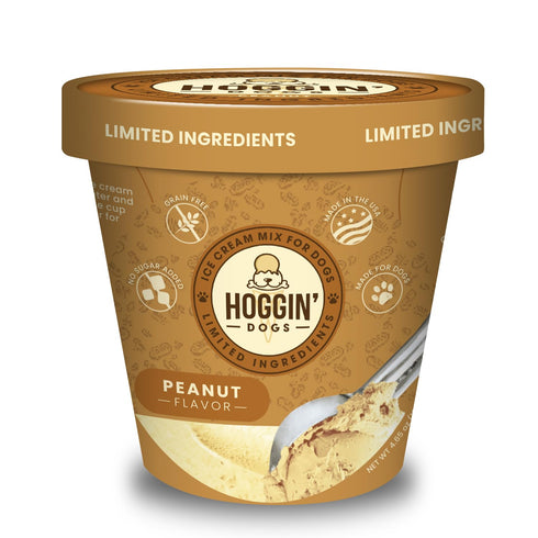 Packet, 4 Pack 4 count 4.65 oz Hoggin Dogs Ice Cream Mix - Just Add Water and Freeze, Doggy Ice Cream Mix Gifts