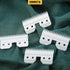 4 Pcs Fast Feed Ceramic Blades - Fit Oster Fast Feed Clipper & Wahl KM Series, Replacement Blade Set