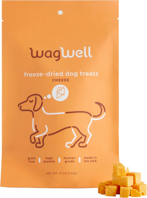 Freeze Dried Cheese Dog Treats - Grain-Free, High-Protein, Human-Grade, Made in The USA