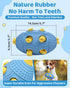 Interactive Dog Toy with Natural Rubber Soccer Design, Dental Care, Pet Energy Relief Brain Teaser Toy, Activity