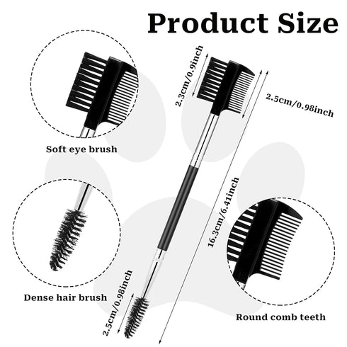 2 Pcs Double-Head Dog Tear Comb, Tear Stain Remover Brush for Dogs & Cats Grooming