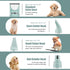 Trimmer Trimmer Grooming,4-in-1 Dog Hair Clippers Grooming Kit and Paw Nail Grinder Quiet,Dog for Rechargeable Cordless