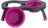 Dexas Pets Double Elevated Pet Feeder - Fuchsia, Large/2.5 Cup Capacity Bowls