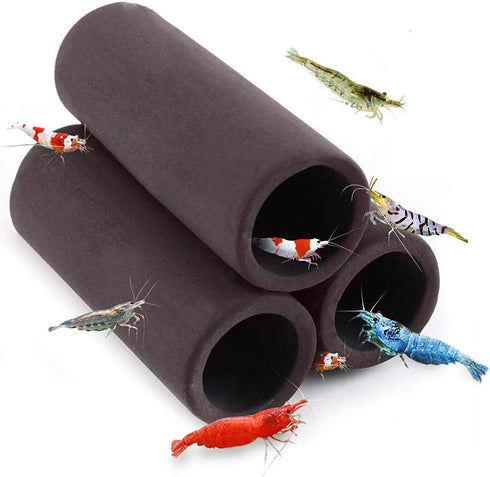 Aquarium Ceramic Small Fish Shrimp Crayfish Breeding Habitat Shelter, Brown XM163
