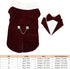 Stylish Elegant Pet Wedding Suit, Dog Tuxedo Collar Attire with Bow Tie, Size L