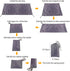 REDCAMP Waterproof Camping Tent Tarp, 71"x83", Multifunctional Tent Footprint for Camping and Hiking