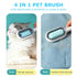 4 in 1 Pet Hair Removal Comb - Cat Dog Massage Brush with Gravity Water Tank for Shedding Fur (Long Hair, 2PCS)