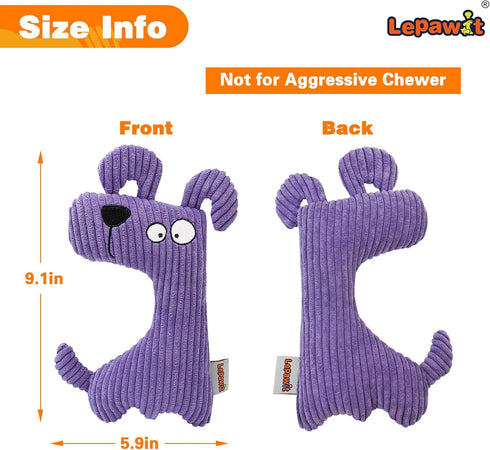Squeaky Dog Toys, Cute Plush Toy for Indoor Play, Interactive Non-Shedding Material for Small and Medium Dogs