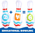 Set JOYIN Giant Inflatable Bowling for Kids and Adults, Christmas Birthday Party Games, Kids Education Motor Skills