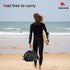 2-in-1 Swimming, Abahub Waterproof Wetsuit Changing Mat & Dry Bag - Sand-Free Beach Change Mat for Surfing, Diving
