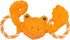 Jolly Tug-a-Mal Crab Tug/Squeak Toy, Medium, Jolly Pets, Crab (JTA63)