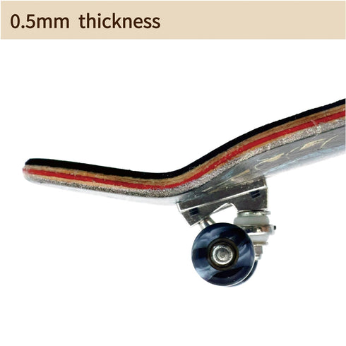 RACOFSB 0.5mm 24 40mmX110mm (24) Thickness Fingerboard Foam Grip Tape Pcs, Finger Skateboard Griptape