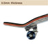RACOFSB 0.5mm 24 40mmX110mm (24) Thickness Fingerboard Foam Grip Tape Pcs, Finger Skateboard Griptape