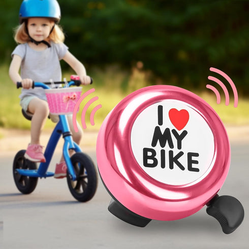 Kids Bike Basket for Girls Boys, Bicycle Basket with Bell, Stickers, and Sunglasses