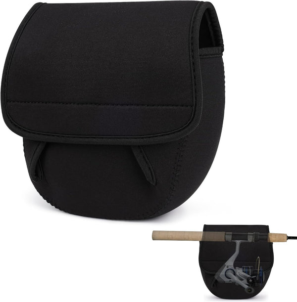 Neoprene Spinning Reel Cover, Waterproof & Shockproof Fishing Reel Protective Case for Universal Reel Pouch