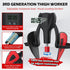3rd 0-100 lbs Gen Inner Thigh Leg Exercisers Adjustable Resistance with Leg Straps Band Pelvic Floor Kegel Hip Exercise