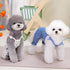 Dog Pajamas Summer Clothes for Small Dogs, Star Strap Puppy Onesie Pjs for Doggie, Beige, XL