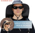 Sun Hat for Men Women - UPF 50+ UV Protective Hiking Fishing Wide Brim Sun Hat with Neck Flap