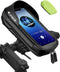 whale falll Bike Handlebar Bag Waterproof, Quick Release Phone Holder Mount with