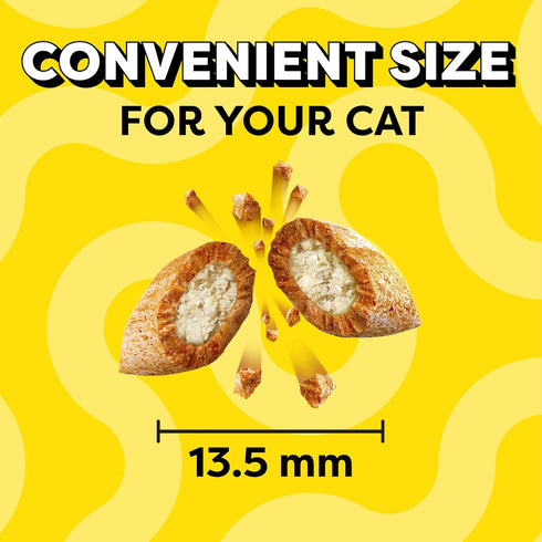 5.29 oz. Temptations Cat Treat ShakeUps, Crunchy and Soft Cat Treats, Clucky Carnival, Pouch