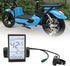 Pissente Ebike Speedometer LCD Control Panel, Electric Bike Meter Data Display Cycling Accessories