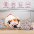 Comsmart Cute Paw Print Dog Blankets for Dogs and Cats, Soft Warm Fleece Throw for Small Medium Large Pets