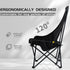 Backpacking Whitsunday Camping Chair,Compact Outdoor Chair,High Back Portable Folding Moon Chair for Heavy People,Beach