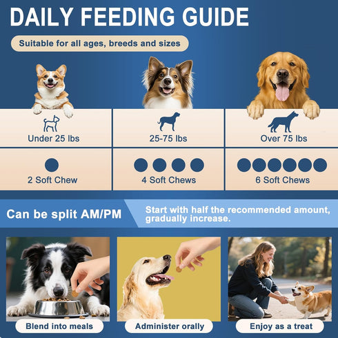 SnazFirst Immune 150 Probiotics for Dogs, Dog Probiotics Chews for Digestive Health & Gut Health, Improve