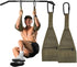 Gymreapers Hanging Ab Straps for Core Strength Training, Padded Adjustable Arm Supports for Bodyweight Exercises