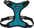 Best Pet Supplies Voyager Step-in Lock Pet Harness - Adjustable All Weather Mesh for Cats and Dogs - Turquoise/Black