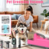 YDHZ 1.8L 5 All-in-One Dog Grooming Clippers Kit with Pet Grooming Vacuum & Dog Hair Dryer, Dust Cup, Grooming Tools