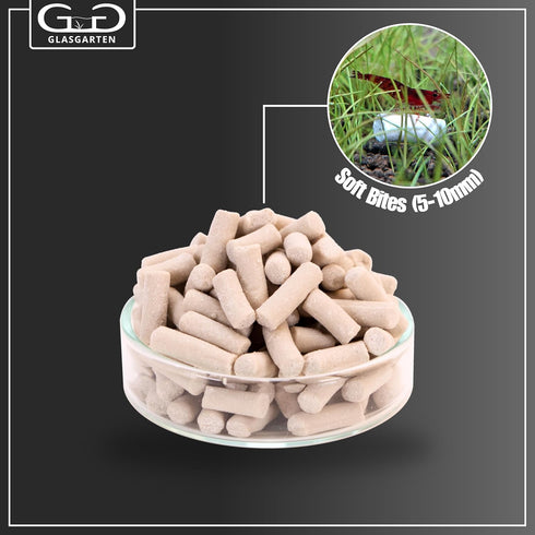 (50g) GlasGarten Mineral Junkie Bites (Sticks) for Shrimps, Crayfish, Crabs, Snails