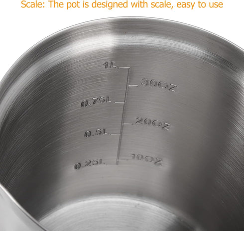 Set Set Wood Stove Cooking Pot Wood Stove Cooking Pot Cookware Stainless Steel Pot Plant for Outdoor Outside
