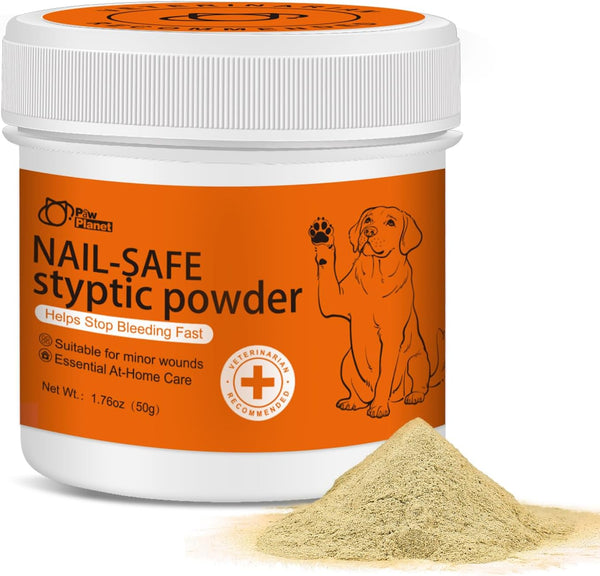 PAW PLANET Styptic Powder for Dogs & Cats -1.76oz Fast Acting Blood