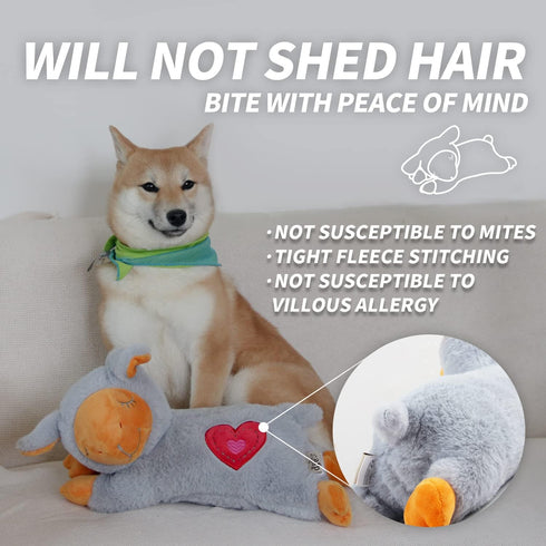 ALL FOR PAWS Dog Stuffed Animals with Heartbeat, Small Dog Toys for Anxiety Relief, Puppy Training Aid Toy