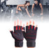 RiToEasysports Fitness Gloves, Non Slip Microfiber Silicone Palm Breathable Ottoman Back with Wrist Wrap