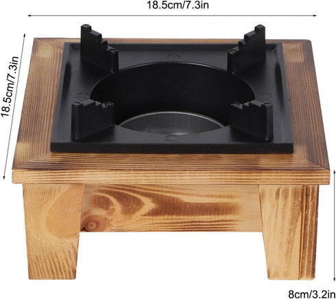 Portable Barbecue Alcohol Oven Stove, Kitchenware Cooking Utensil for Outdoor Picnic