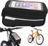 VBESTLIFE Waterproof Phone Bag, Large Storage Bike Handlebar Bag with Quick Release Design