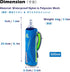 TRIWONDER Handheld Water Bottle for Running, 17 oz Soft Flask with Hand Strap, BPA Free, Blue