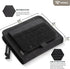 WYNEX Tactical Folding Admin Pouch, Molle Tool Bag with Laser-Cut Design, Utility Organizer EDC Medical Bag, Waist