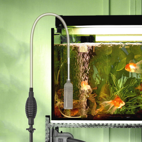 Fish Tank Cleaning Essentials, 8.5ft Aquarium Vacuum, Gravel Vacuum, and Siphon Pump for Spotless Aquarium