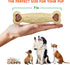 7-inch 1 Count Pork Chomps Dog Chew, Crunchy Bone, Chicken Flavor