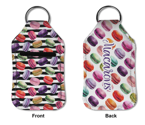 Custom Small Macarons Hand Sanitizer & Keychain Holder