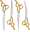 Dog Grooming Scissors,Chunkers Shears and Thinning Shears with Safety Round Tips, Sharp