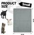 furrybaby Dog Blankets for Small Dogs, Grey, 24x32 in, Washable Sherpa Pet Blanket for Kittens and Puppies