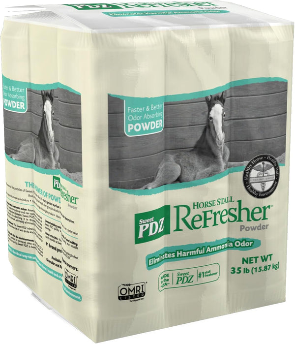 Sweet PDZ Horse Stall Refresher Powder, Stall Refresher Odor Eliminator, Horse Stall